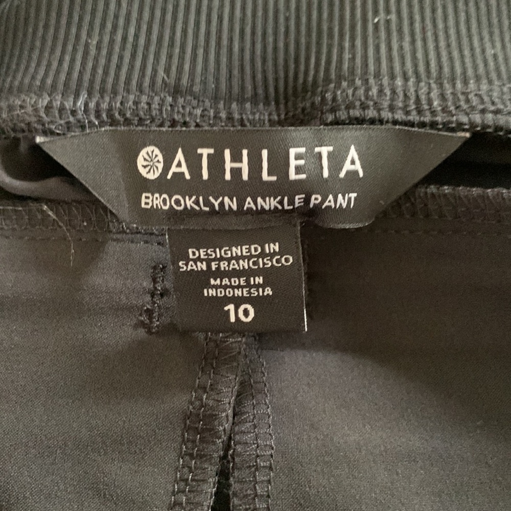 Athleta Brooklyn Ankle Pant, NWOT, 10, Black - Picture 5 of 5